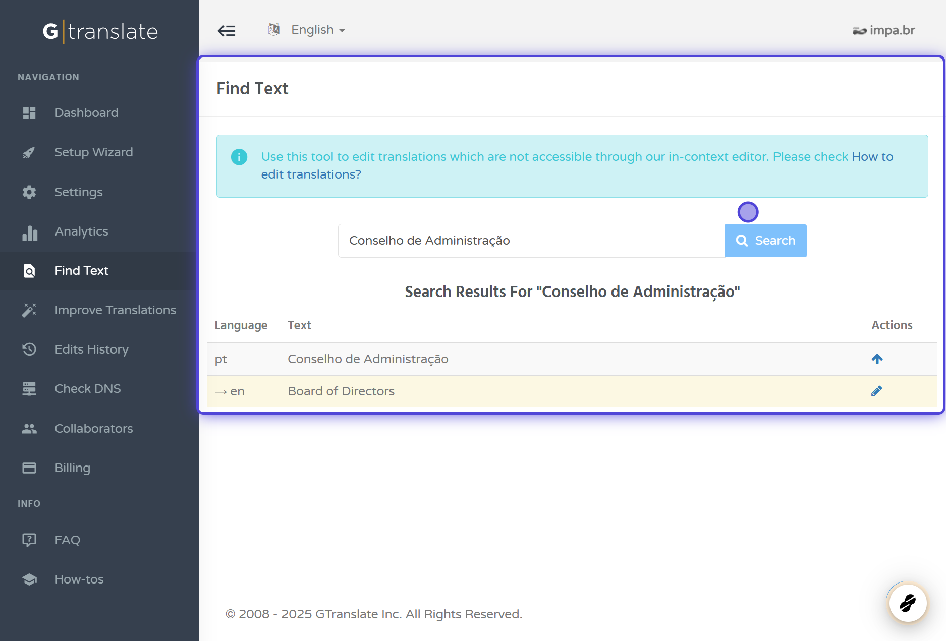 Guia do GTranslate – Improve Translations – Kindle Tutoriais